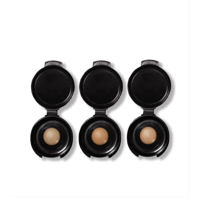 Hynt Beauty Concealer Prøvesett – Light, Medium Buff og Medium i småkrukker for enkel testing