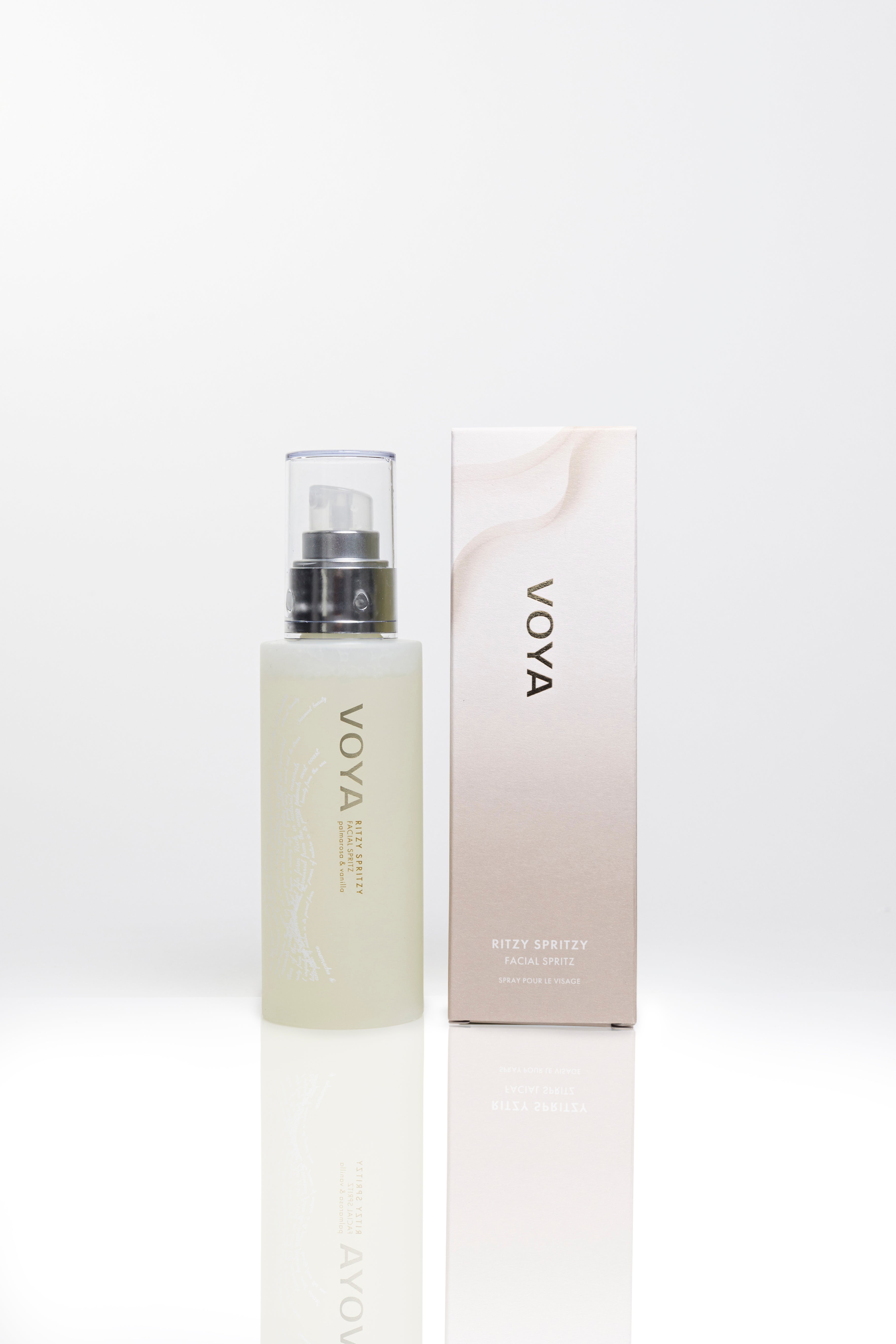 VOYA Ritzy Spritzy fuktspray – økologisk ansiktsspray i 125 ml flaske