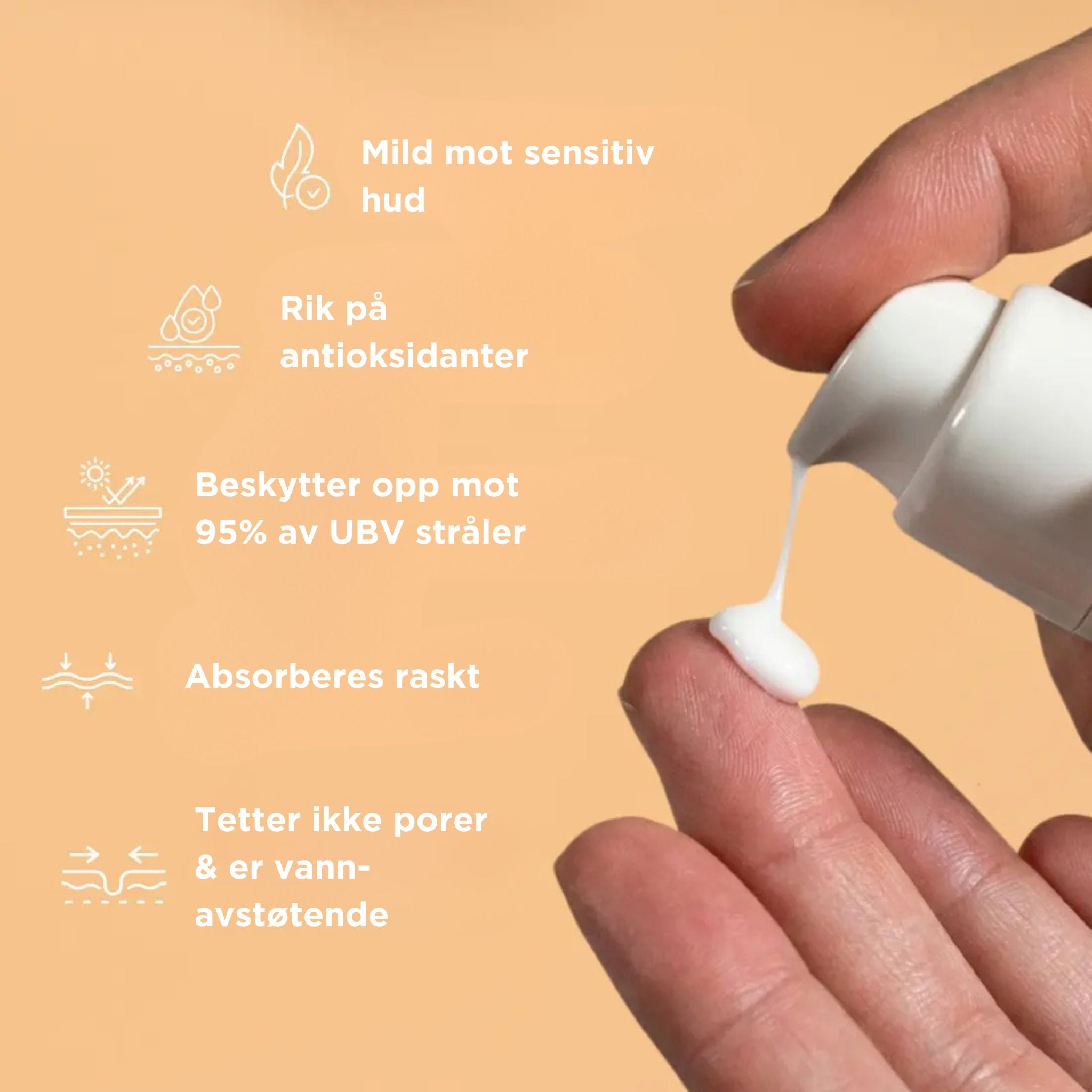 Baie_Botanique-solkrem_SPF30-vegan-crueltyfree-viser-påføring