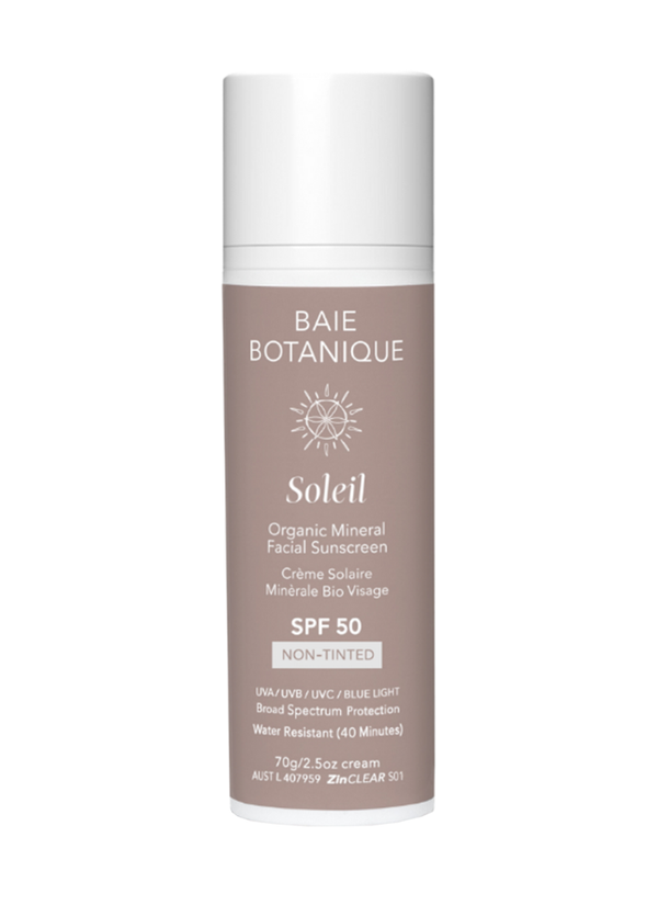 Baie Botanique Soleil solkrem ansikt SPF50