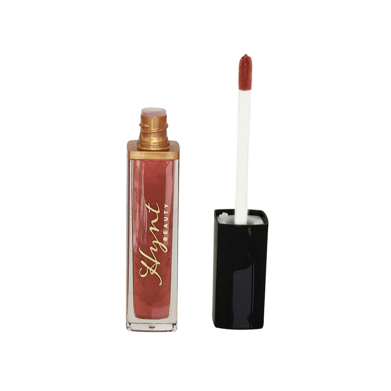 Plantebasert lip oil med jojoba, acai og sheasmør – naturlig pleie for leppenefarge liquid garnet