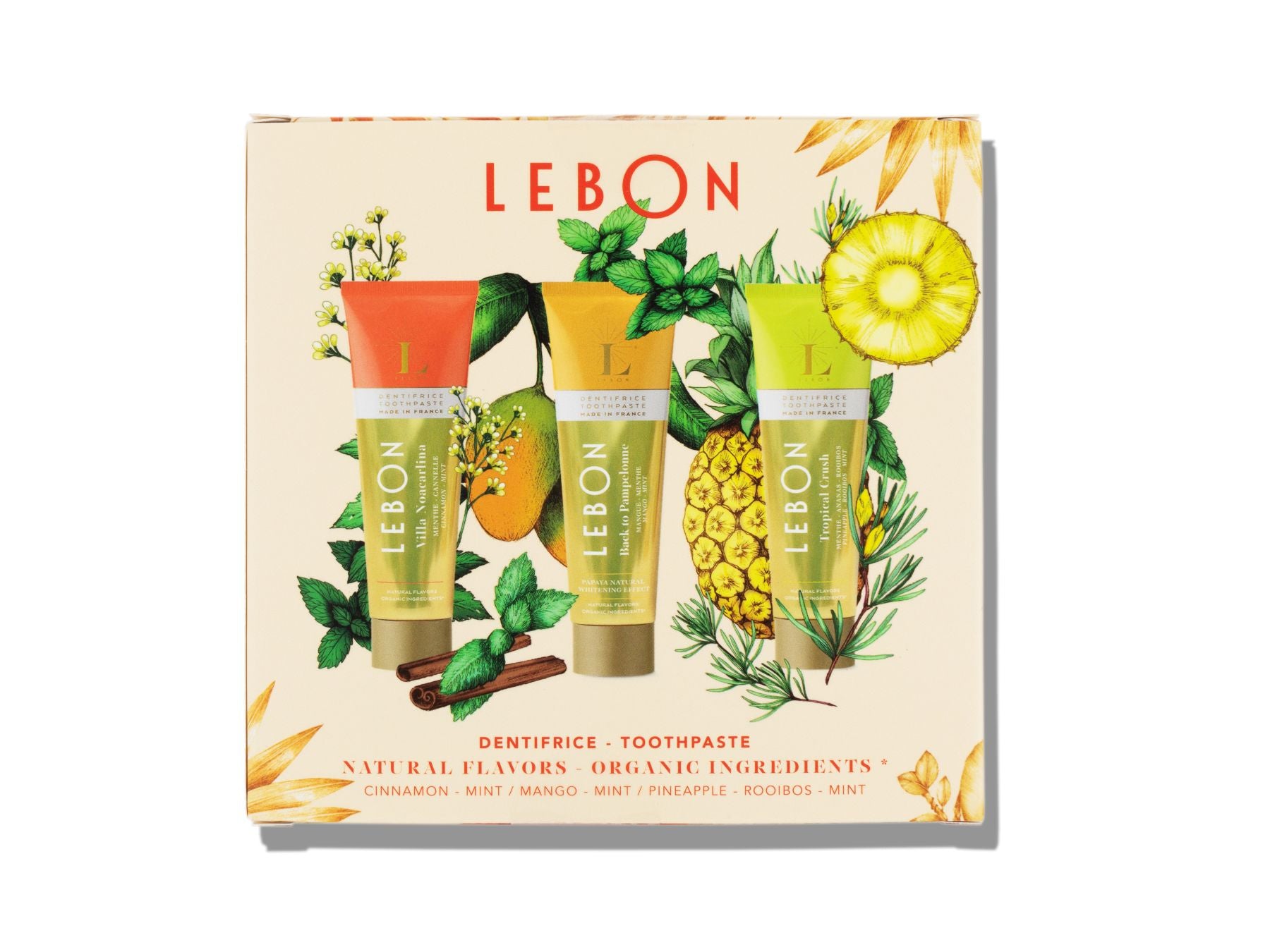 Lebon tannkrem trio Orange Mood