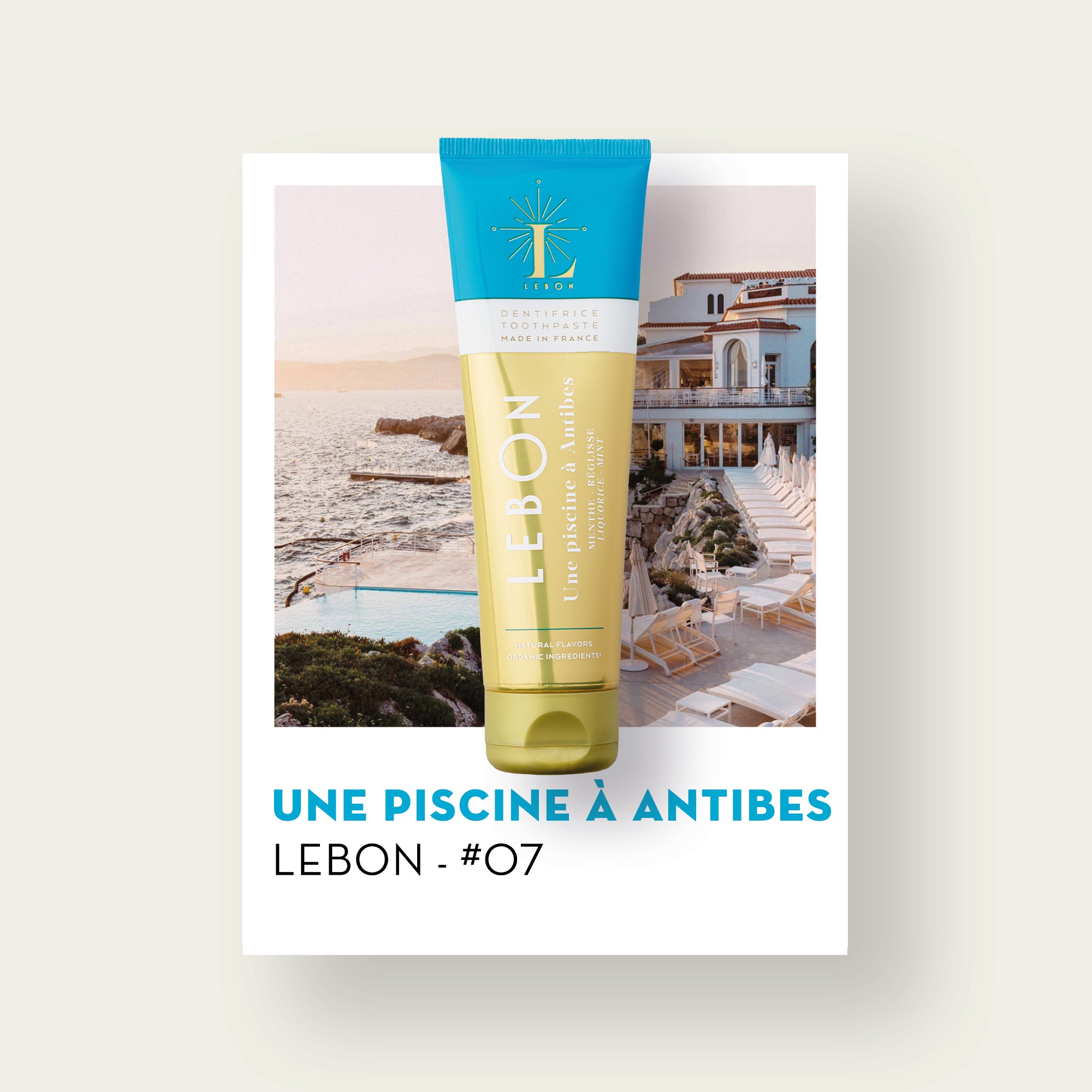 Lebon tannkrem une piscine a antibes med postkort