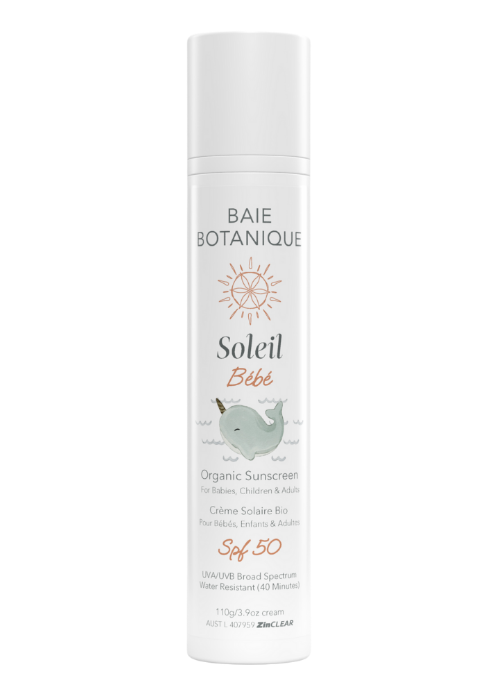 Økologisk solkrem til baby – Soleil Bébé SPF fra Baie Botanique