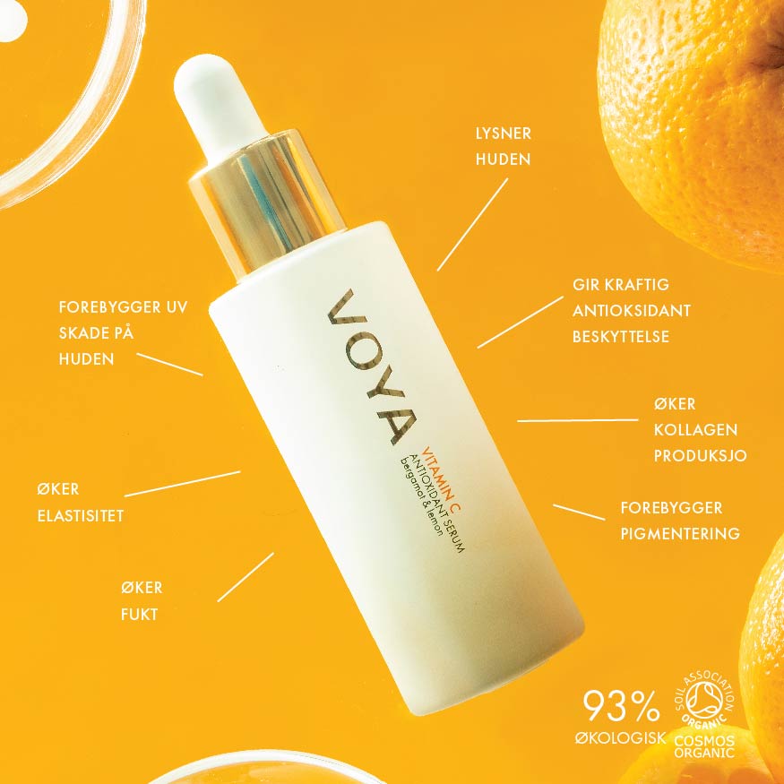VOYA Vitamin C serum - fordeler - perfekt for sensitiv hud