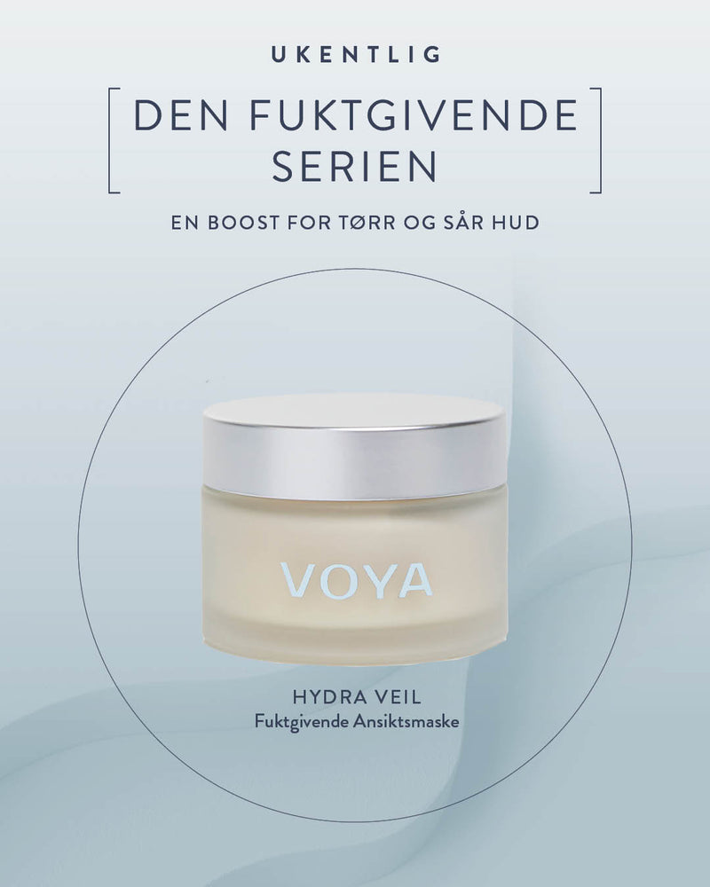 VOYA hydra veil fuktmaske for tørr og sår hud -