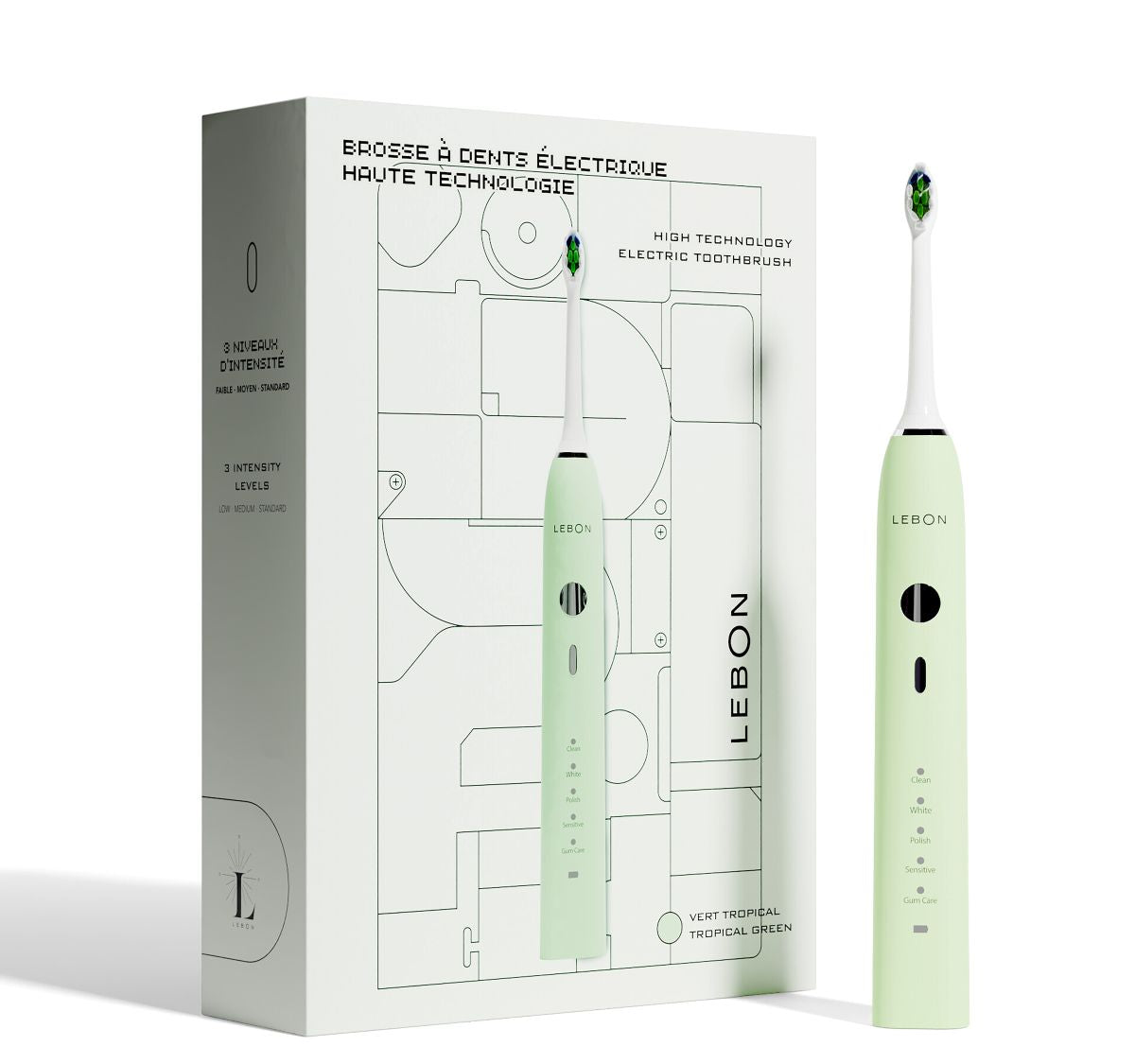 Lebon Elektrisk Tannbørste