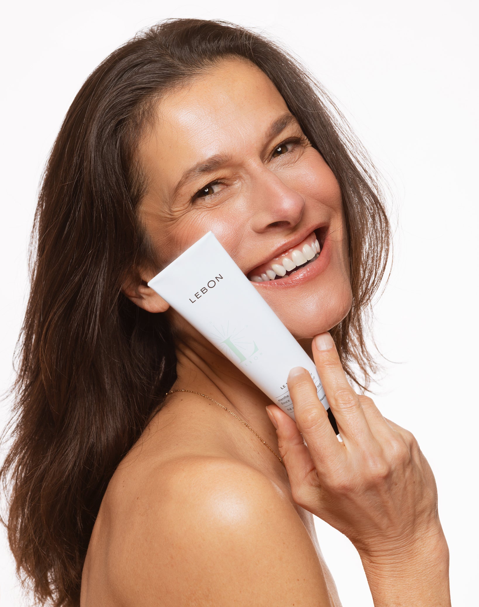 Lebon Tannkrem Le White med Hydroxyapatit - søt mynte og grønn te
