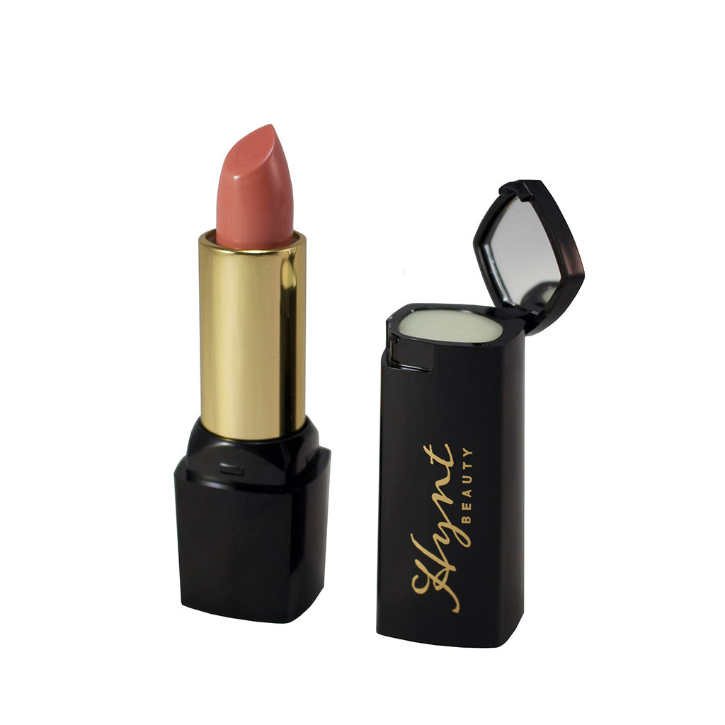 Hynt Beauty Aria Pure Lipstick – Bellini Nude i luksuriøs emballasje med speil