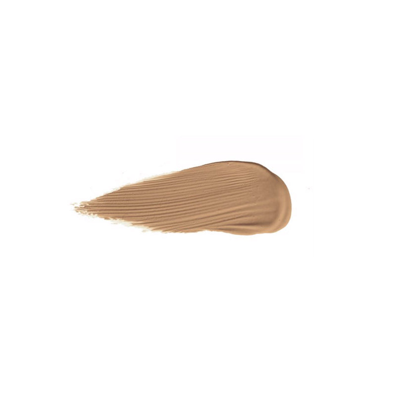 Swatch av Duet Concealer i Tan – rik, gyllen nyanse med jevn dekkevne og naturlig finish