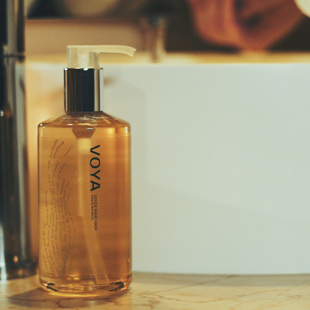 Livsstilsbilde Clean me up håndsåpe VOYA